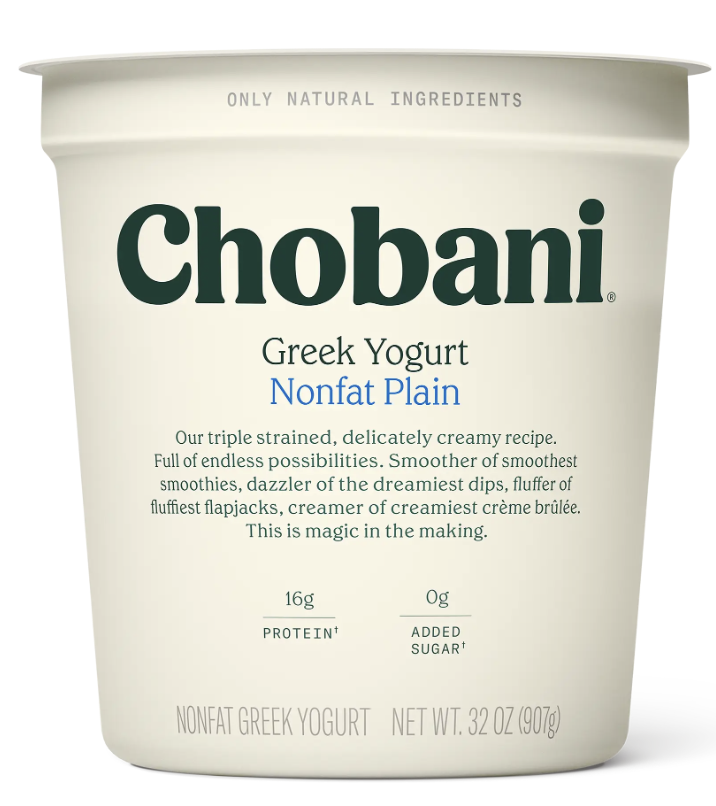 Chobani Plain Nonfat