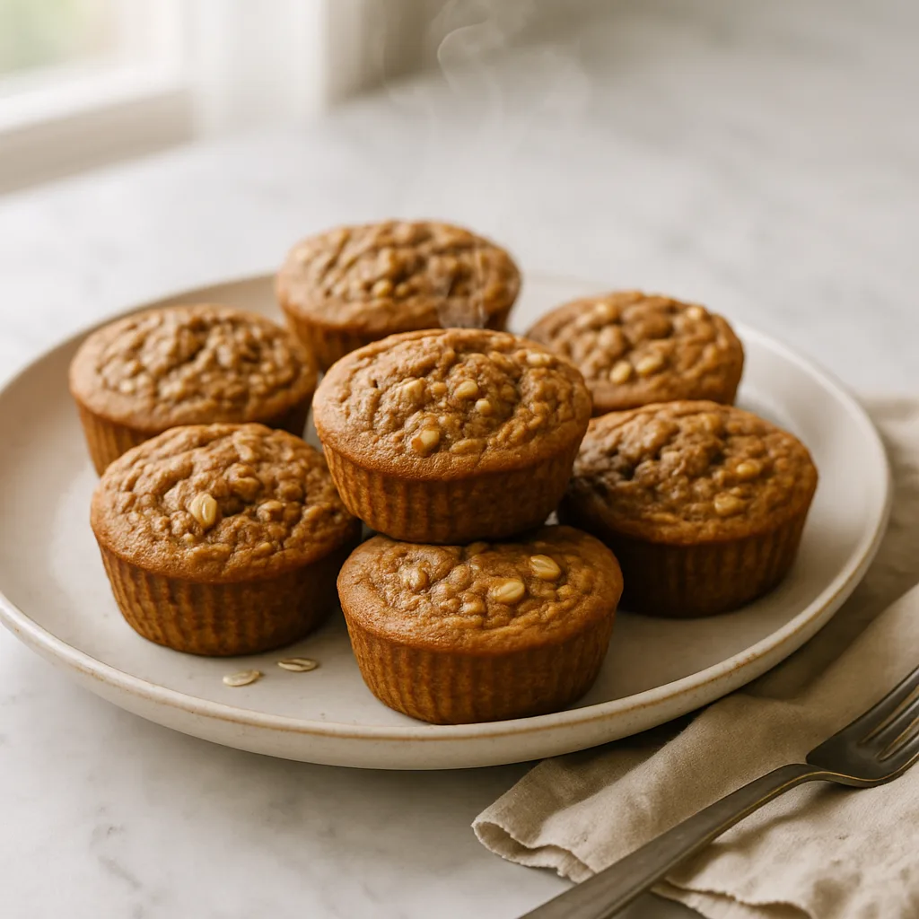 Banana Oat Protein Muffins
