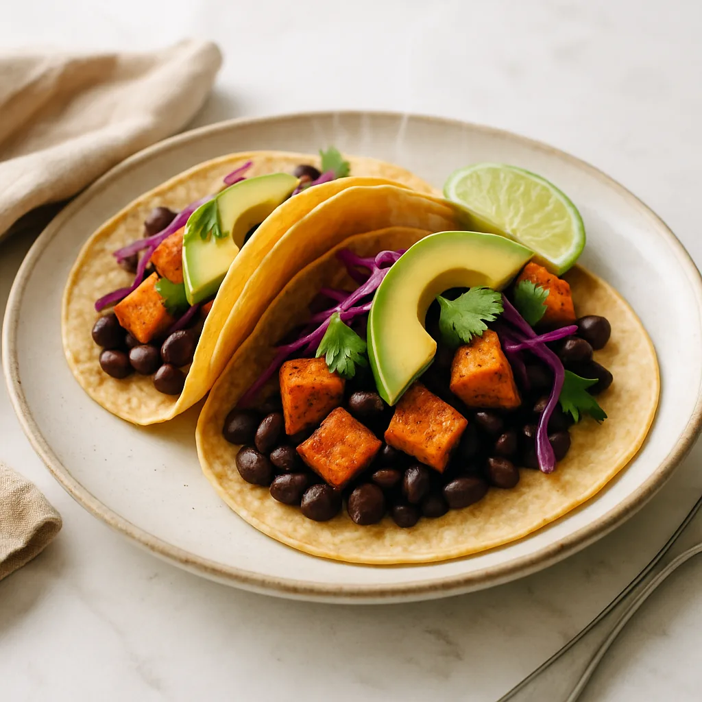 Black Bean & Sweet Potato Tacos