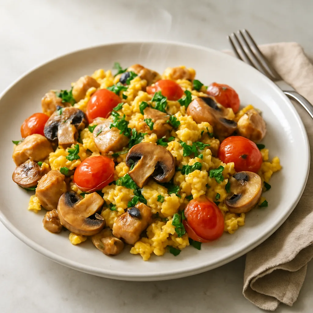Chicken Sausage & Egg Breakfast Skillet