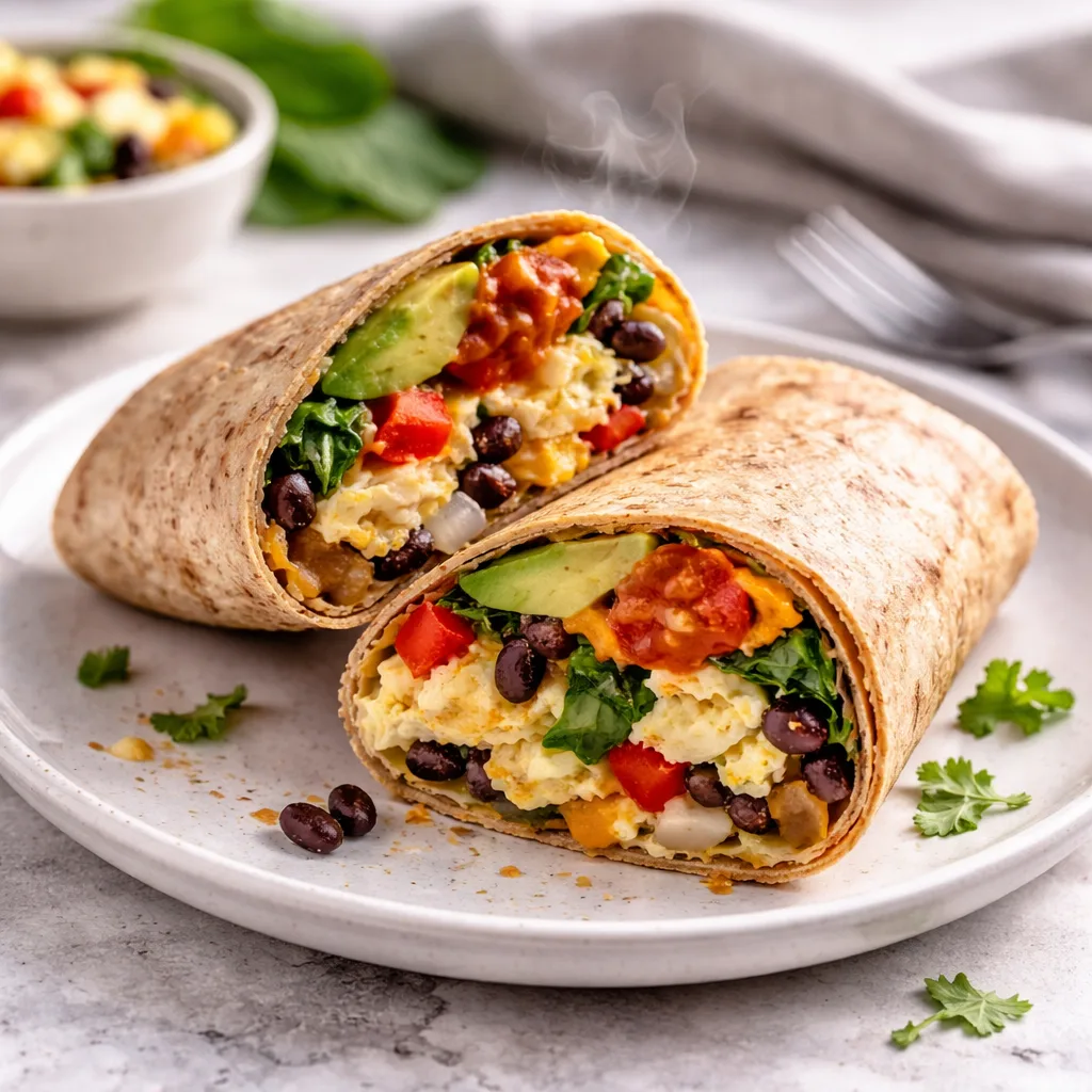 Egg White & Veggie Breakfast Burrito