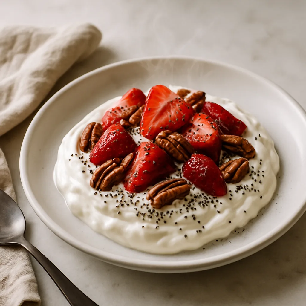 Greek Yogurt Berry Sundae