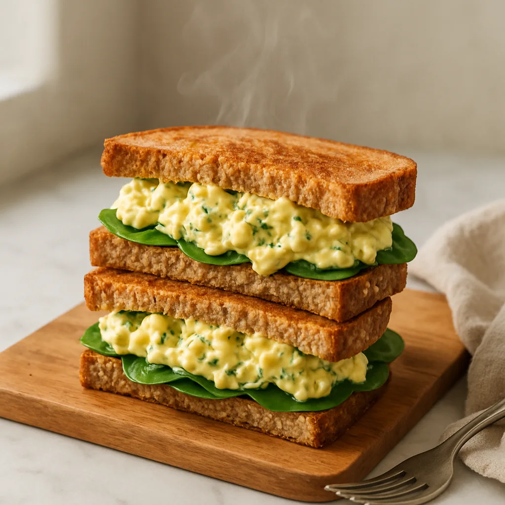 Greek Yogurt Egg Salad Sandwich