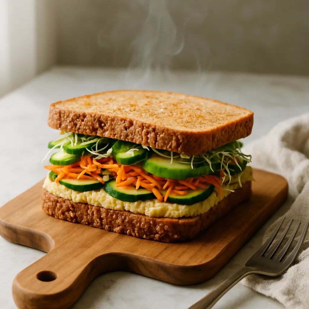 Hummus Veggie Sandwich