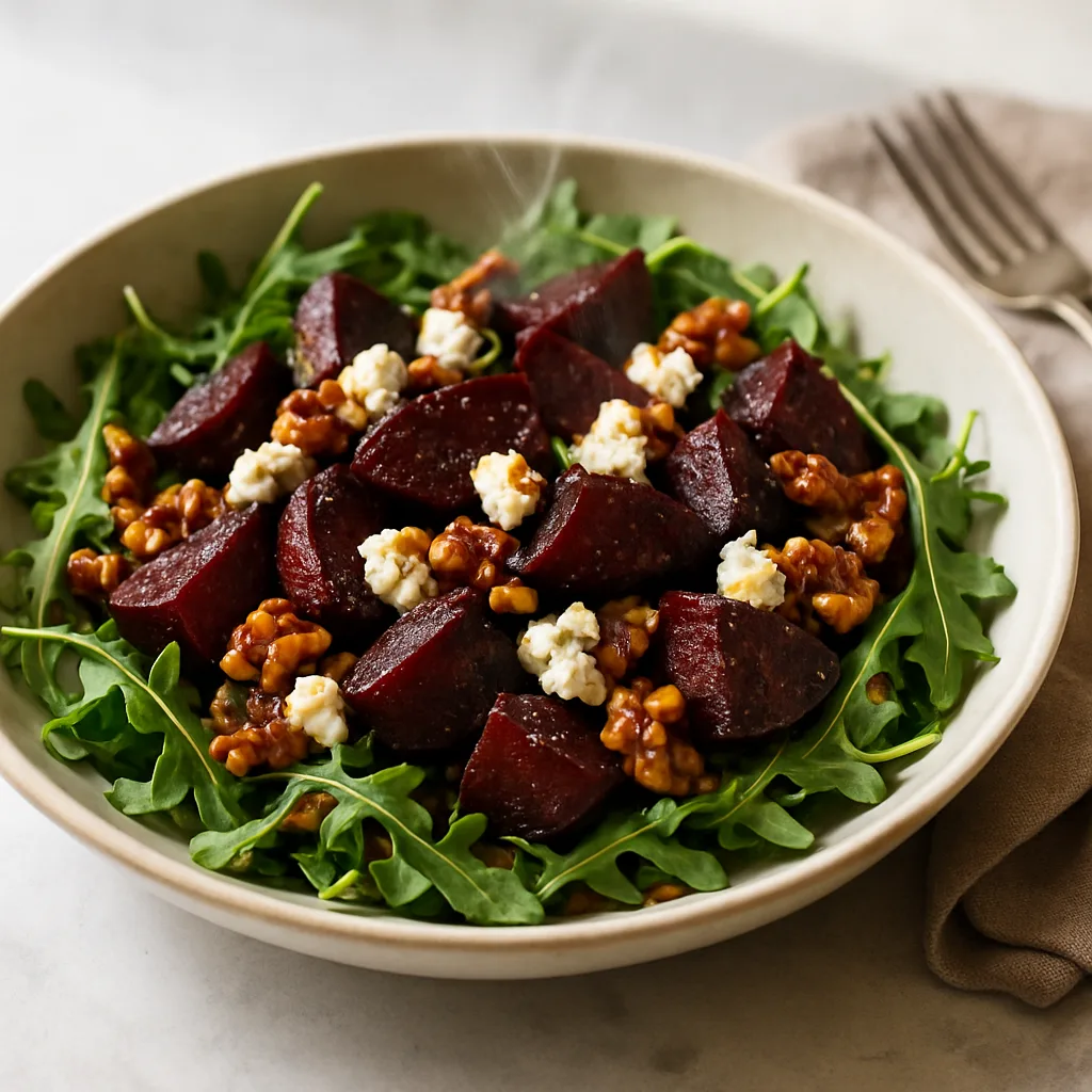 Roasted Beet & Goat Cheese Salad