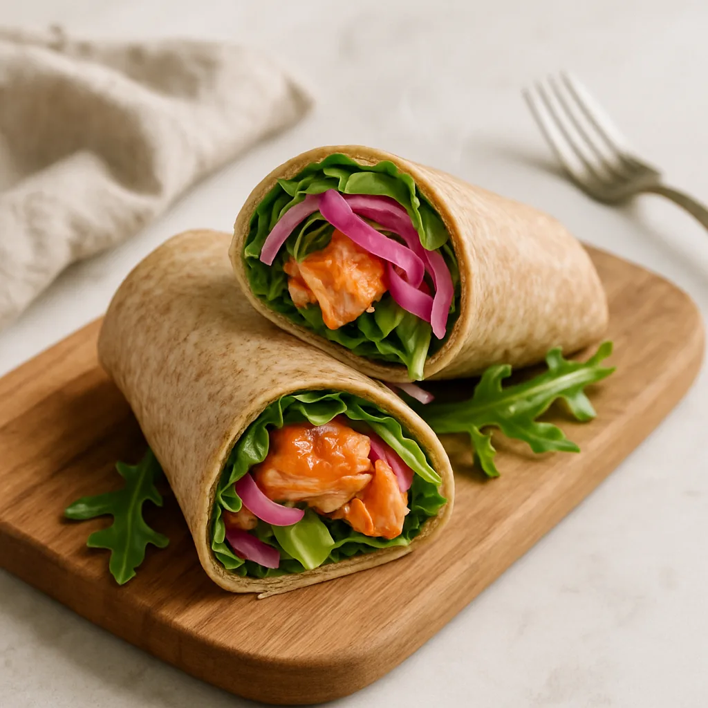 Salmon Avocado Wrap