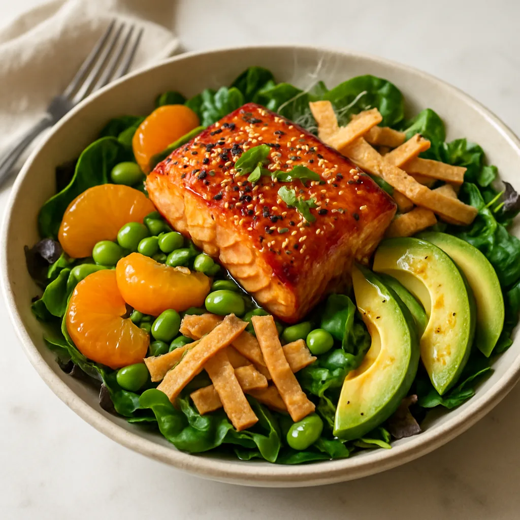 Sesame Ginger Salmon Salad