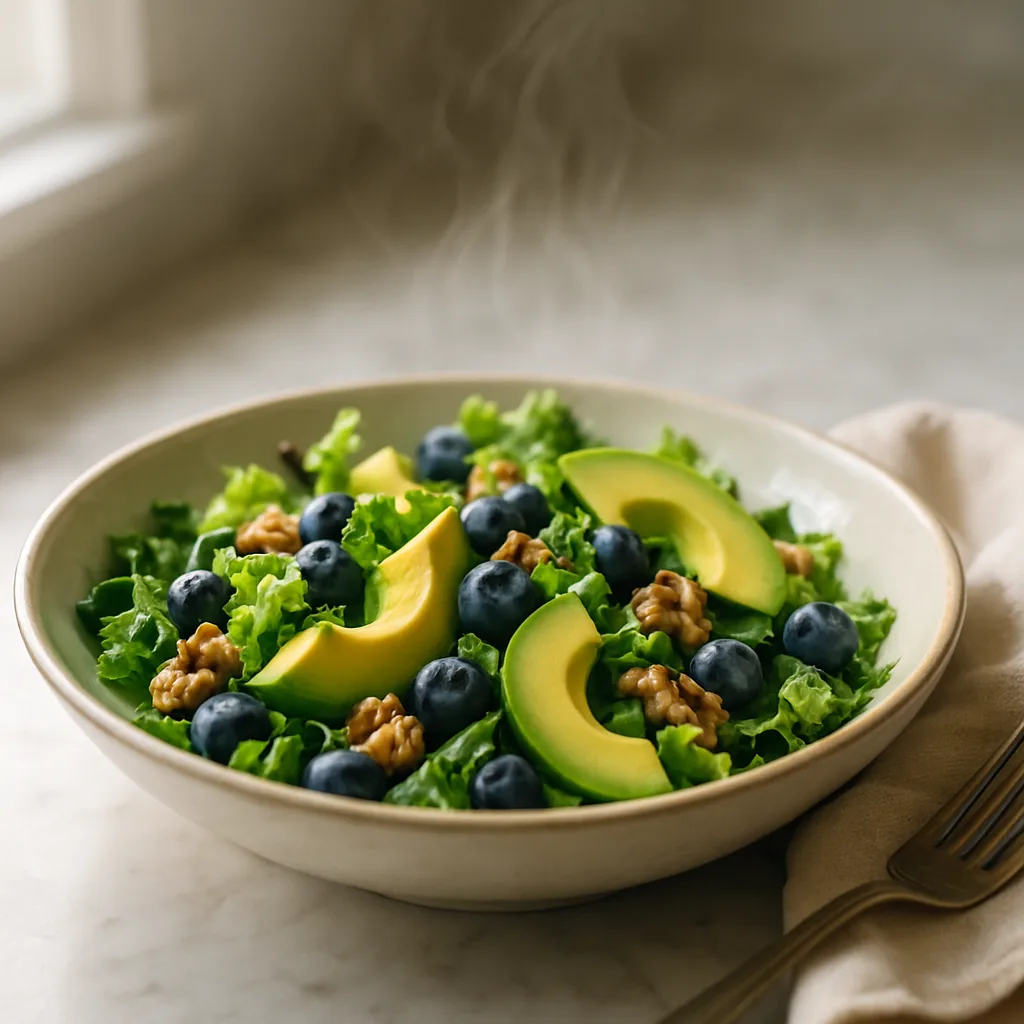 Summer Garden Salad with Blueberries & Avocado