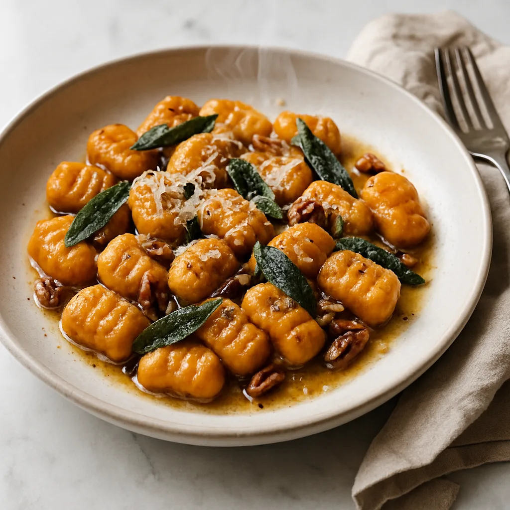Sweet Potato Gnocchi with Sage Brown Butter