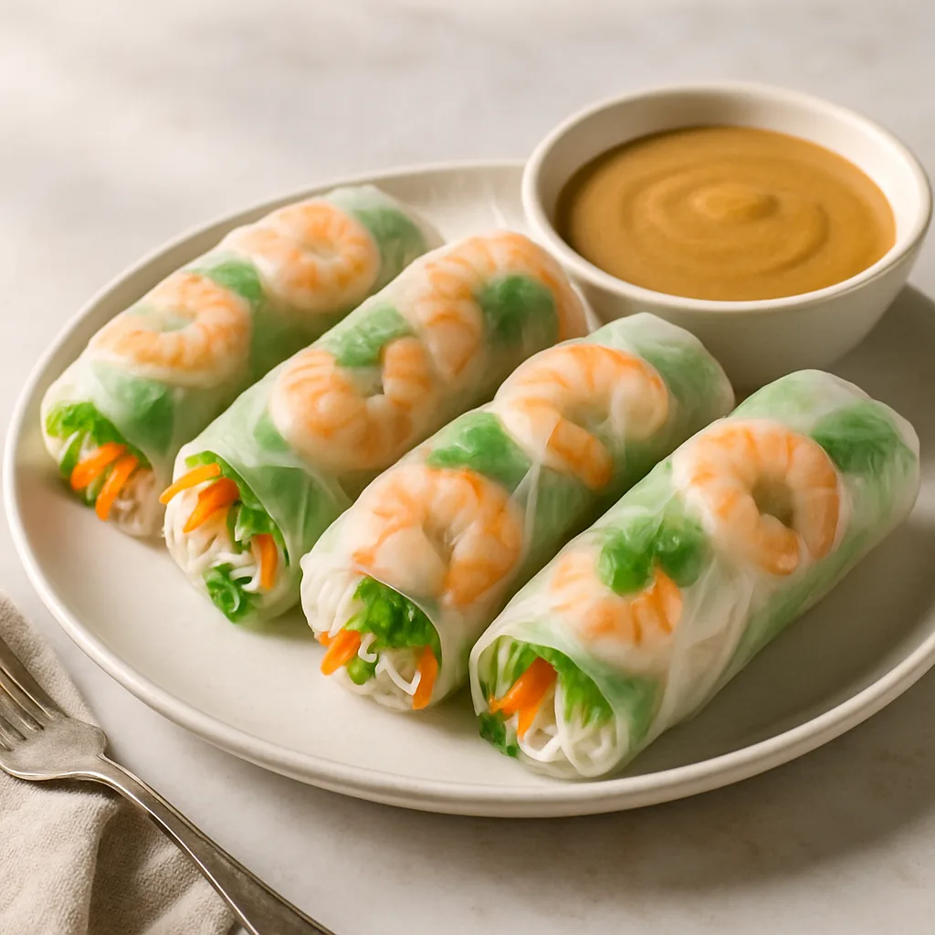 Vietnamese Shrimp Rice Paper Rolls
